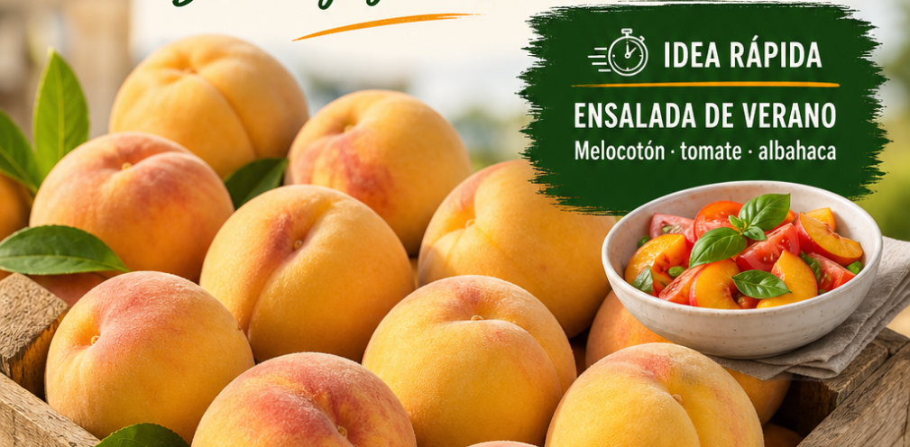 Llegan los melocotones